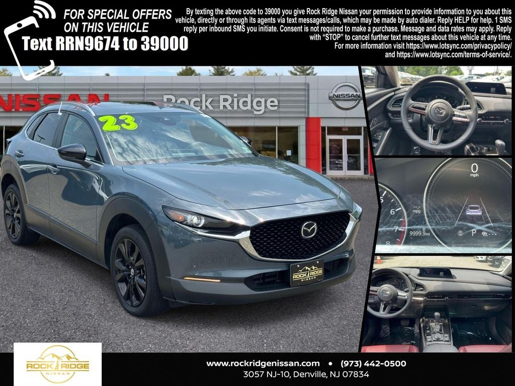 2023 Mazda Mazda CX-30 2.5 S Carbon Edition in Gray Metallic — front three-quarter view