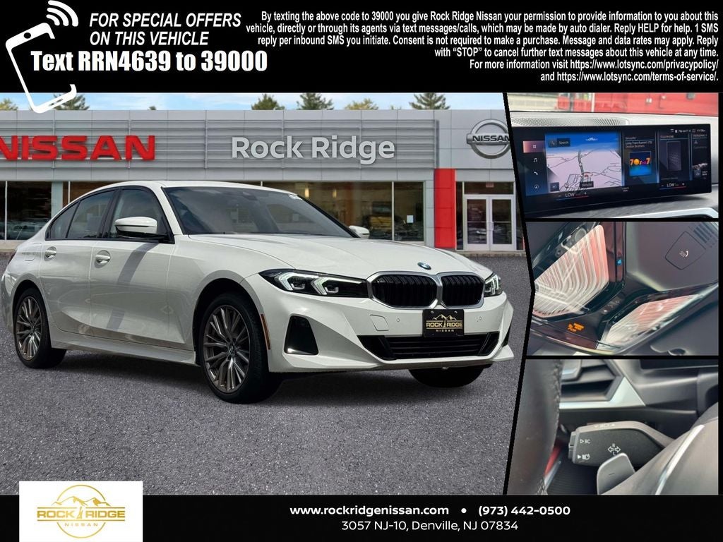 2023 BMW 3 Series 330i xDrive in Alpine White — front three-quarter view