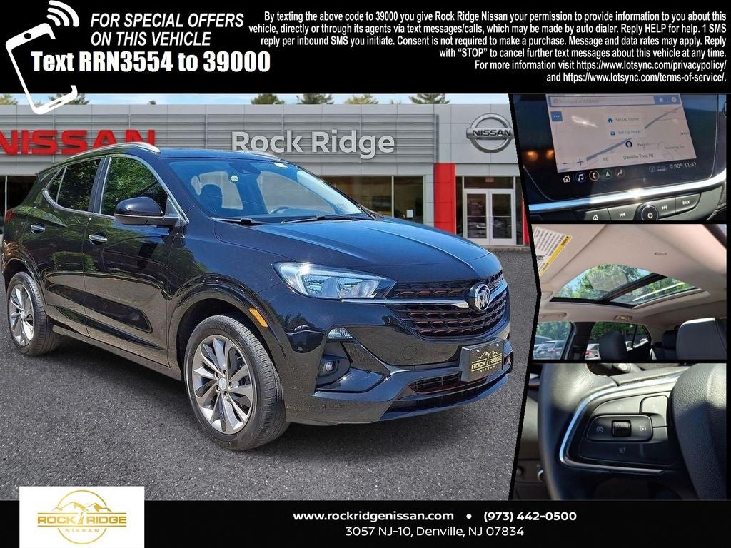 2020 Buick Encore GX Select in Ebony Twilight Metallic — front three-quarter view